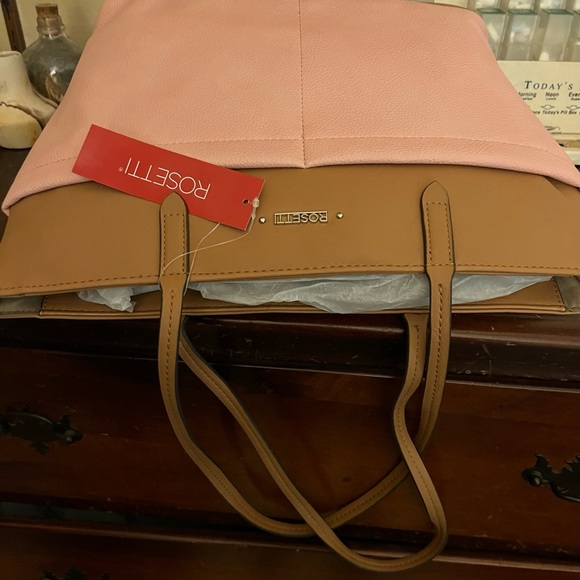 Rossetti handbag Pink and Tan new with tags - Picture 8 of 11